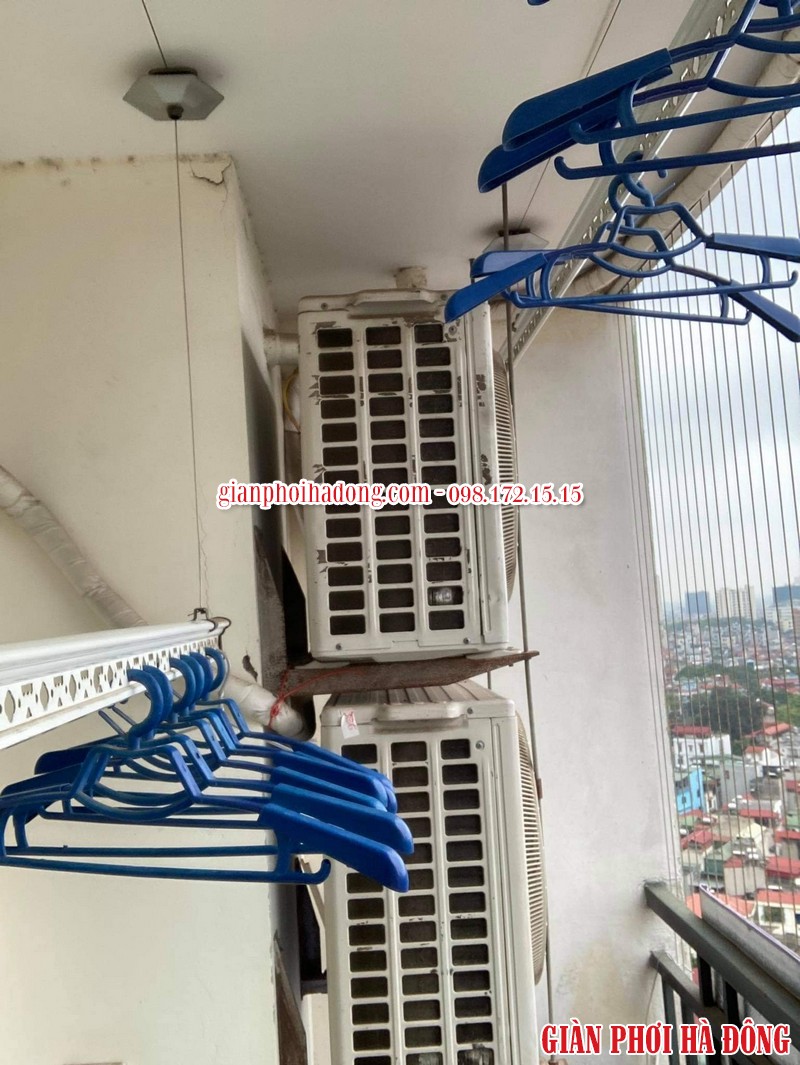 Sửa giàn phơi Hà Đông: thay dây cáp inox tại chung cư 143 Trần Phú - 01